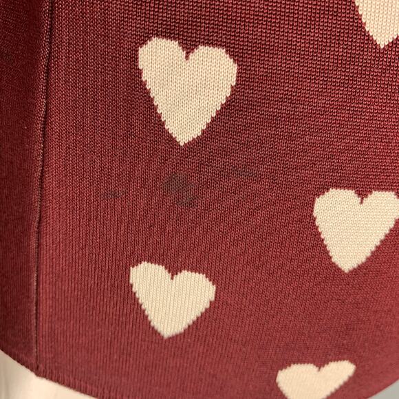 BURBERRY PRORSUM Size S Brown Silk Blend Print V-Neck Sweater - Picture 5 of 8